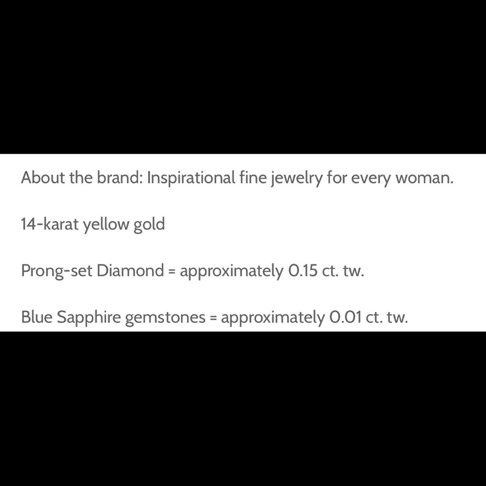 ADORNIA-NWT 14K Gold, Diamond, Sapphire Snake RING - Picture 9 of 14